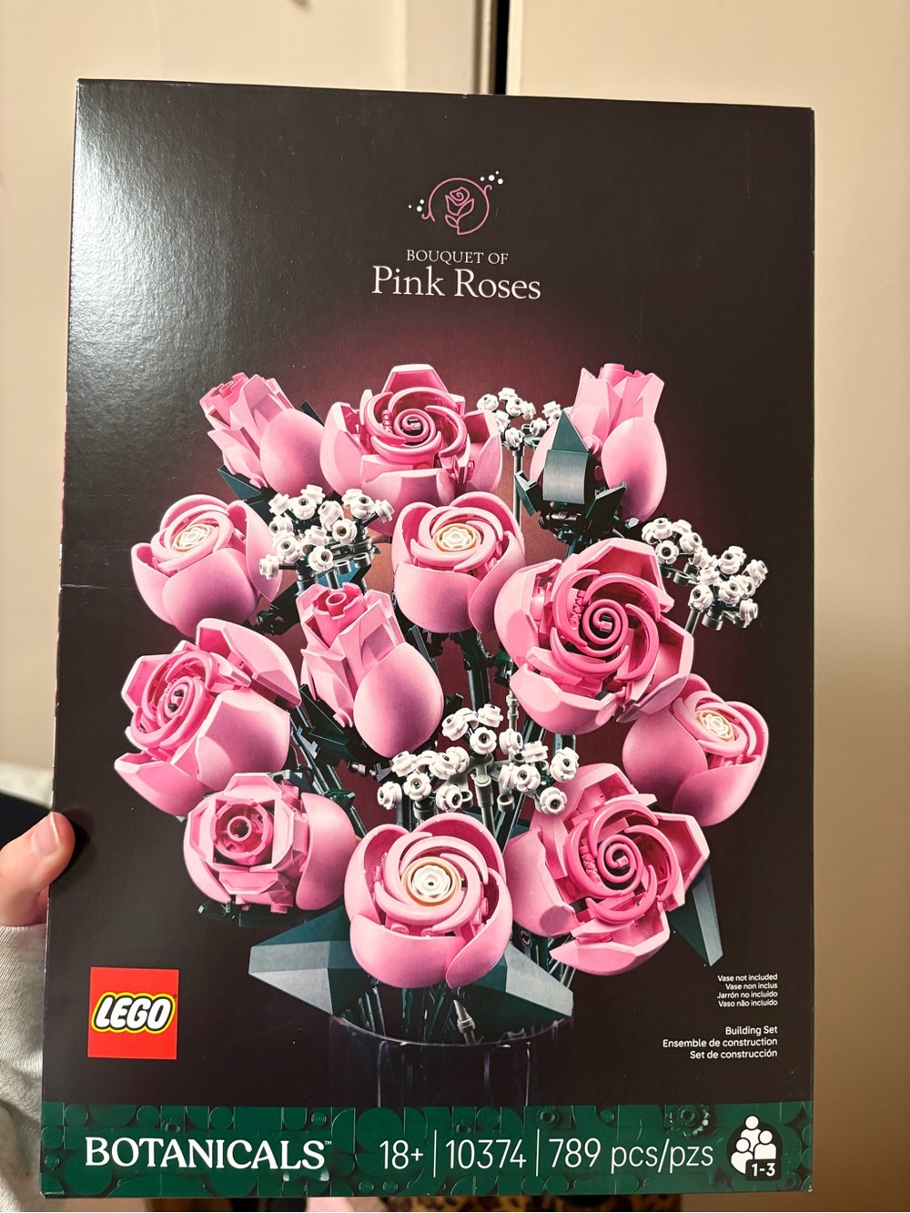 LEGO Pink Roses Botanicals Faux Floral Bouquet - Pink